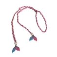 thumbnail image 2 of jinwen Corde de Plongée, Bandeau Long pour Cheveux, Bandeau de Plongée Fait Main, Rose, 2 of 9