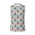 thumbnail image 6 of Lsque Skiing penguin Print Men's Cotton Blend Sleeveless Muscle Shirts (S-3XL)- Moisture Wicking, Odor Protection, UPF 30+,3X-Large, 6 of 8