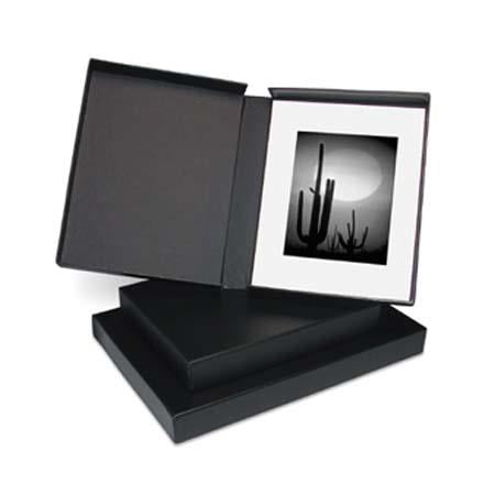 UPC: 0029368650603 | Black Clamshell Portfolio Print Box 13.25×19.25×2   with Black Lining