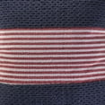thumbnail image 4 of Ox Bay 20" x 20" Hand-Woven Blue/ Red Stripe Cotton Blend Pillow Cover, 4 of 8