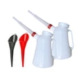 thumbnail image 4 of S SERENABLE Oil Measuring Container Leakproof Oil Funnel Set with Cap with Spout Vehicle 2 Jug 2 Funnel, 4 of 9