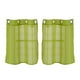 thumbnail image 1 of Cortinas con cenefa de gasa translúcida para habitación infantil Verde 74x90cm, 1 of 8