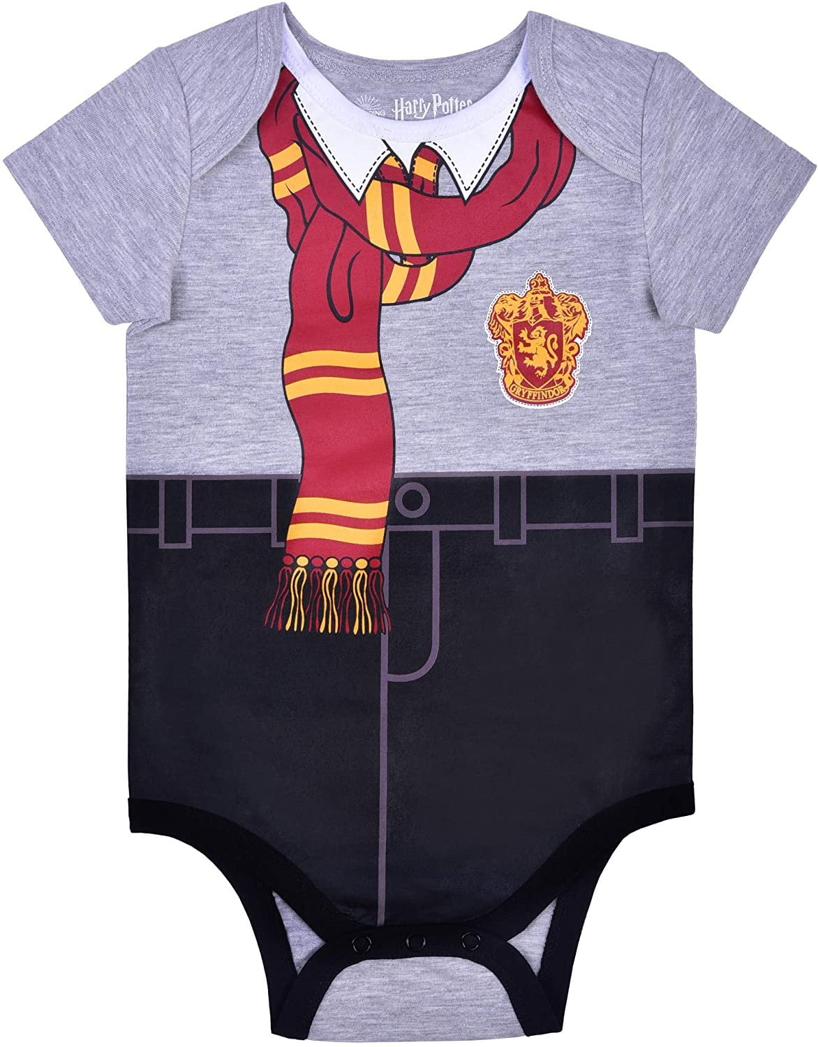 Harry Potter Boys 5 Pack Mix of Character and Roleplay Onesies, Newborn