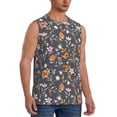 thumbnail image 2 of Fotbe Wildflowers Men's Camiseta sin Mangas Estampada para Hombres, Playera Casual para Gimnasio, Entrenamiento, Playa-X-Large, 2 of 7