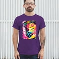 thumbnail image 3 of Tee Hunt Dean Russo Colorful Marilyn T-Shirt Neon Hot Symbol Starlet Men's Tee, Purple, Large, 3 of 5