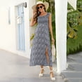 thumbnail image 3 of Maternity Dress Women's Off Shoulder Split A Line Casual Maxi Dress, 3 of 5