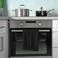 thumbnail image 6 of Infinitee Xclusives Black Kitchen Towel Pack of 12 - 100% Cotton - 15x25 inches., 6 of 11