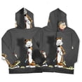thumbnail image 4 of Calvin And Hobbes Full Zip Hoodies Hooded Long Sleeve Jacket Lightweight Sweatshirt Warm Winter Coats 3XL, 4 of 6