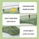 thumbnail image 2 of Organizador de esquina de baño Shuang Qing de plástico verde de 3 niveles, 2 of 6