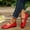 Red, variant on YOUYEDIAN Mary Jane Shoes Women Fashion One Strap Low Heel Versatile Solid Color Flats Casual Round Toe Comfy Dress Shoes