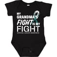 thumbnail image 3 of Inktastic My Grandma's Fight is My Fight Cervical Cancer Awareness Boys or Girls Baby Bodysuit, 3 of 5