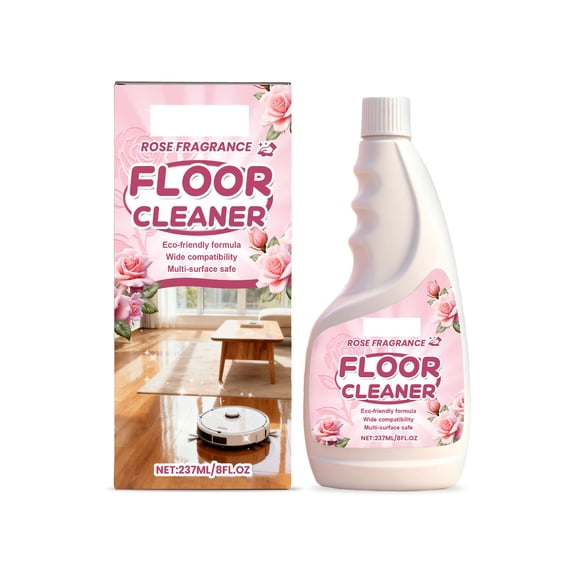 Powerful Floor Cleaner for Home Use - Removes Stains and Grime, Restores Shine, Safe for All Surfaces, Compatible with Mops and Robotic Vacuums