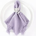 thumbnail image 4 of 6PCS Cotton Napkins Table Cloth Tea Towel for Wedding Everyday Decor 42x42cm, 4 of 5