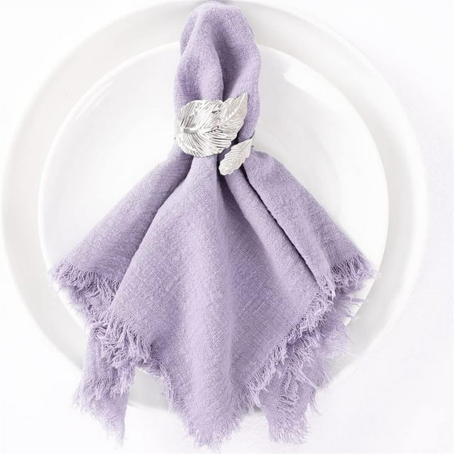 6PCS Cotton Napkins Table Cloth Tea Towel for Wedding Everyday Decor 42x42cm