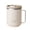 White, variant on Insulated Coffee Mug with Lid, Travel Coffee Mug with Lid, Insulated Tumbler with Handle, Premium Thermal Travel Coffee Mug for Ice, Water, Tea for Home, Office - White