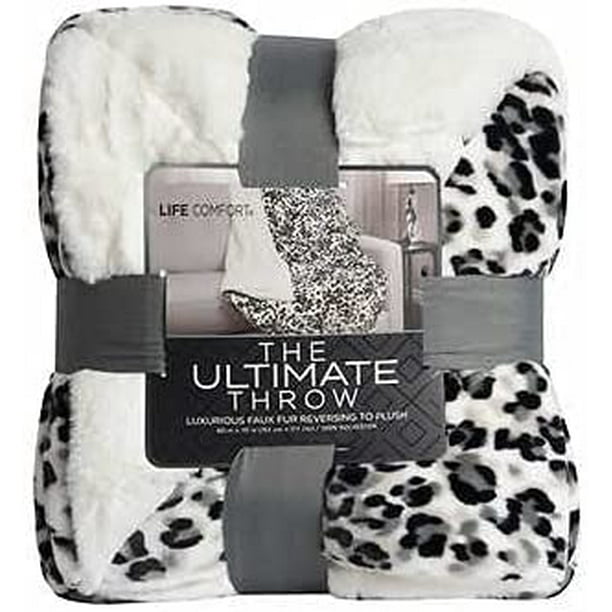 Life comfort The Ultimate Throw Faux Fur Cheetah