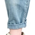 thumbnail image 6 of XXWXYD Girls Denim Overalls, Kids Baggy Wide Leg Suspender Jumpsuit with Adjustable Straps and Pockets for Casual Fall School Play Daily Outfit Wear, 6 of 8