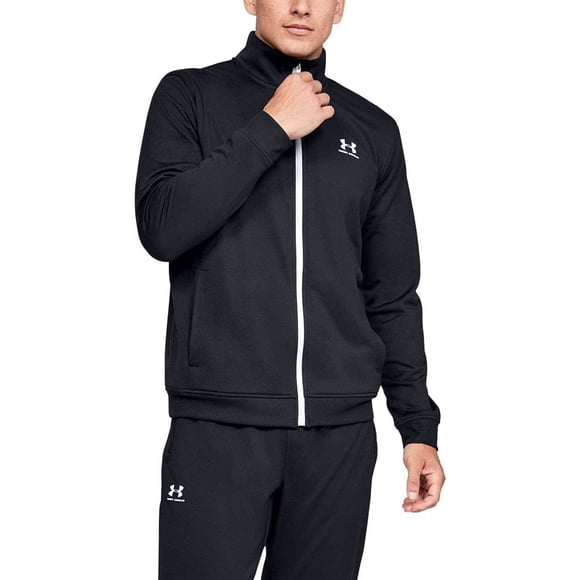 Chaqueta Under Armour UA Sportstyle de punto negra para hombre, talla M