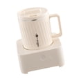 thumbnail image 3 of Lipstore Coffee Warmer Set Electric Coffee Mug Heating Mug Multipurpose Cooling Mug Cooling Cup for Living Room Travel Kitchen Presents Beige, 3 of 8