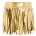 thumbnail image 4 of iiniim Girls Metallic Tassels Latin Dance Shorts Jazz Cha-cha Disco Party Performance Dancewear Gold 6, 4 of 7