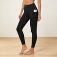 thumbnail image 2 of Xinsrenus Women's High Waist Stretchy Capri Yoga Leggings Wide Elastic Waistband Pants Workout Outdoor Casual Bottoms, 2 of 7