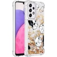 thumbnail image 3 of Case for Galaxy S24 FE,Flowing Bling Liquid Hearts Sparkle Moving Glitter Quicksand Waterfall Anti-Fall Protective Girls Women Phone Case for Samsung Galaxy S24 FE 5G,2024 (Dog), 3 of 13