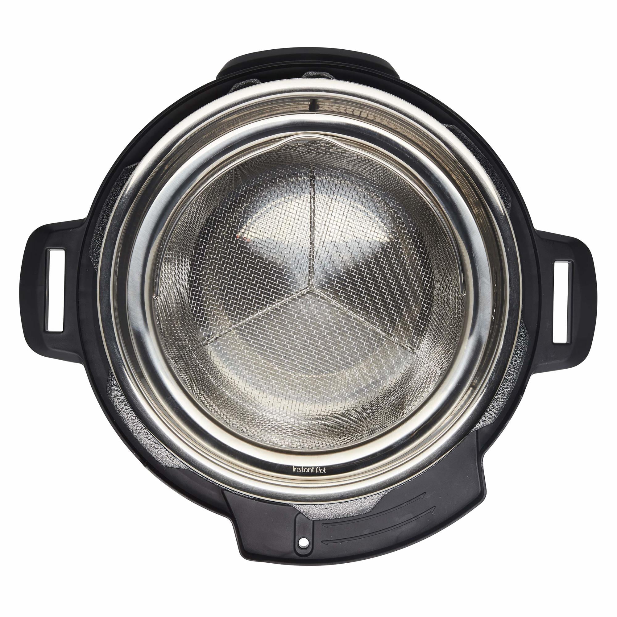 Instant Pot Official Large Mesh Steamer Basket Set of 2 - Stainless Steel, Multi-Purpose Steamer & Strainer for Vegetables, Fish, Meat & More - Rust-Resistant, Easy-Lift Handle, Dishwasher Safe