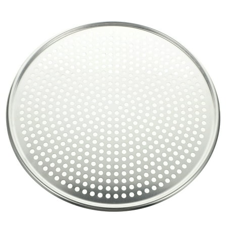 

Pizza Pan Baking Tray Pans Oven Inch Plate Holes Non Stick Round Nonstick Steel Aluminum Dish Roasting Screen Pie Alloy