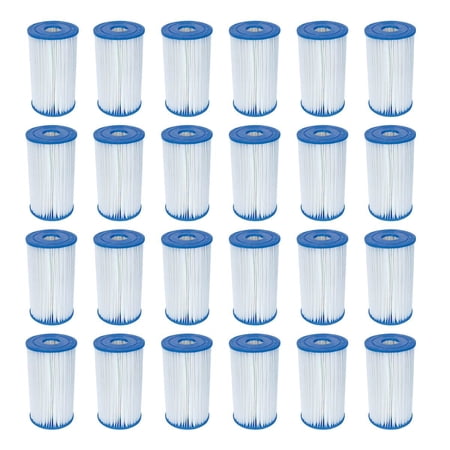 Bestway Pool Filter Pump Replacement Cartridge Type IV / B (24-Pack) | 58095