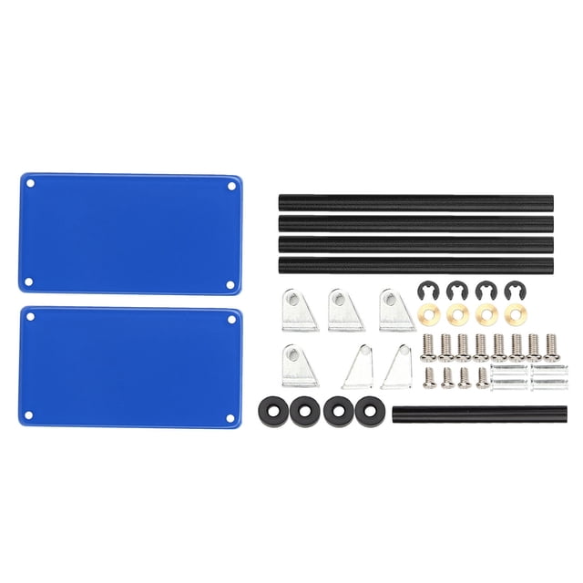 Mini Chariot Utilitaire Roulant, Chariot de Rangement d'Outils à 2 Niveaux, Chariot d'Outils Roulant sur Roues, Accessoires RC de Réparation pour Atelier Mobile de Garage pour 1/8 1/10 1/12 1/16, 3.4X1.7X3.3inch