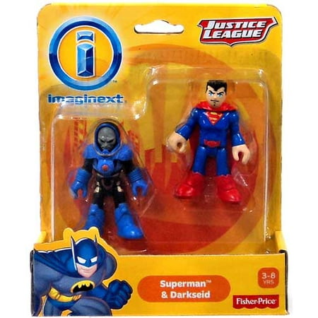 DC Super Friends Imaginext Superman & Darkseid Mini (Super Best Friends Forever Figures)