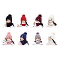 thumbnail image 2 of Jumpingount Gorro de punto, cálido y elegante, esencial para invierno, varios colores, sombreros para mujer, gorros de invierno, gorro Sombreros blanco, 2 of 6