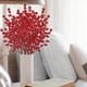 thumbnail image 5 of Ramas Artificiales de Frutos Rojos con 4 Tallos Bifurcados de 40 Cm. Decoración Navideña con Imitación de Granada. Arreglo Floral para Centros de Mesa de Boda, Accesorios para El Hogar y Fiestas., 5 of 6