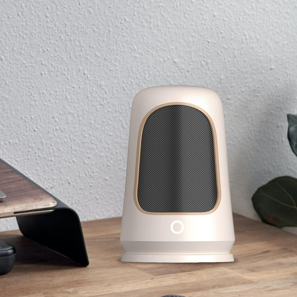 Calentador de espacio portátil, calentador eléctrico, protección contra sobrecalentamiento, calentador de ventilador doméstico silencioso, calentador Rosa BLESIY Calentador