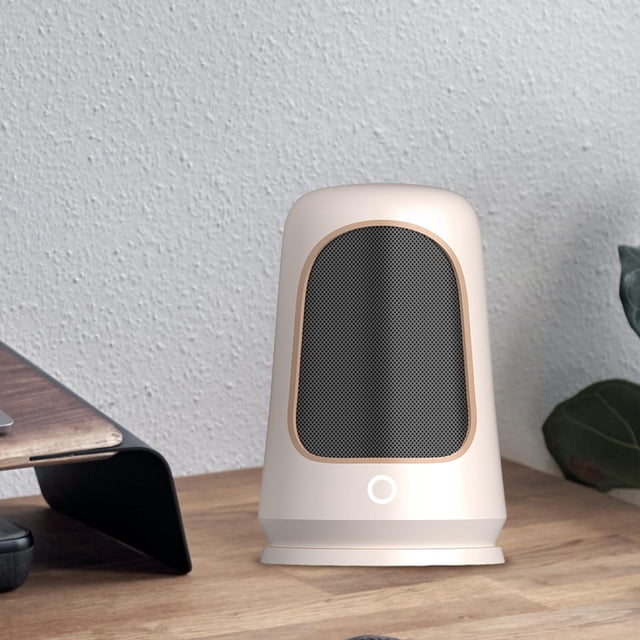 Calentador de espacio portátil, calentador eléctrico, protección contra sobrecalentamiento, calentador de ventilador doméstico silencioso, calentador Rosa BLESIY Calentador