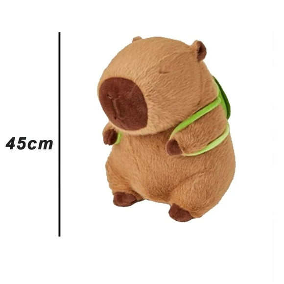 10pcs 45cm Capybara Plush Toys With Backpack Sitting Lovely Cartoon Animals Stuffed Dolls Holiday Gift Home Sofa Plush Pillows 1pcs 45cm