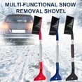 thumbnail image 3 of Car Snow Shovel with Brush and Scraper Style, ABS+PP Plastic, Non-Retractable, for Easy Snow Removal without Damaging Car Paint, 3 of 8