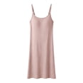 thumbnail image 4 of Admvng Maternity Dress Adjustable Spaghetti Strap Soft Knit Pregnancy Maxi Dress Nursing Nightgown Women's Home Sleepwear, 4 of 8