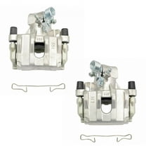 TRQ Rear Brake Caliper Set Compatible with 2009-2013 Mazda 3
