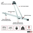 thumbnail image 5 of OMAC Bike Rack Carrier Roof Racks Set fits Nissan Murano 2009-2014 Gray 3 Pcs, 5 of 6