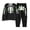 2-Black, variant on Shadoumai Halloween Pajamas for 10-12 O Neck Cute Printed Long Set Sleepwear Shirt and Pant Matching Comfy Loungewear Nightwear Outfits Sleepwear for