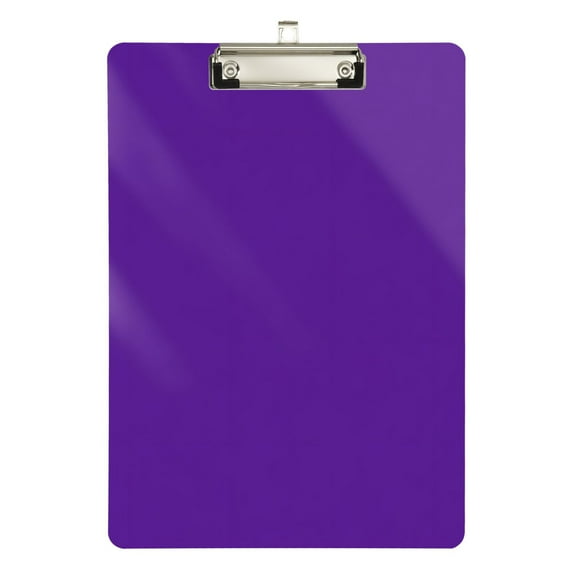 ALAZA Plastic Clipboard A4 Letter Size Decorative Clipboards for Students Women Men 9" x 12.5" Dark Purple