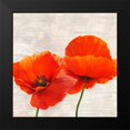 thumbnail image 2 of Jenny, Thomlinson 15x15 Black Modern Framed Museum Art Print Titled - Bright Poppies II, 2 of 5