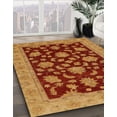 thumbnail image 2 of Ahgly Company Indoor Rectangle Abstract Dark Orange Oriental Area Rugs, 4' x 6', 2 of 6