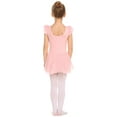 thumbnail image 6 of Arshiner Girls Ruffle Sleeve Ballet Dance Dress Tutu Skirted Leotard, 6 of 9