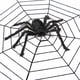 thumbnail image 4 of Araña peluda de simulación para Halloween, atmósfera interior y exterior para crear accesorios decorativos, telarañas delicadas para carnaval nocturno, 4 of 4
