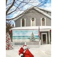 thumbnail image 5 of Christmas Garage Door Banner Cover 6 x 13 ft, Summer Beach Oil Painting Christmas Tree Christmas Garage Door Decorations Holiday Christmas Backdrop Decor for Winter New Year Xmas Party, 5 of 6