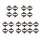 thumbnail image 1 of Paquete De 20 Etiquetas De Bronce Rojo Para Carpeta De Oficina, Portaetiquetas, Portaetiquetas De Metal, Encaje Macarena Titular de etiqueta de etiqueta de tarjeta de gabinete, 1 of 8