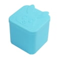 thumbnail image 2 of Sokhug Easter Bunny Silicone Snack Containers - Leakproof Mini Food Storage for Salad Dressing, Bento Lunch Box, 2.2in, Blue, 2 of 6