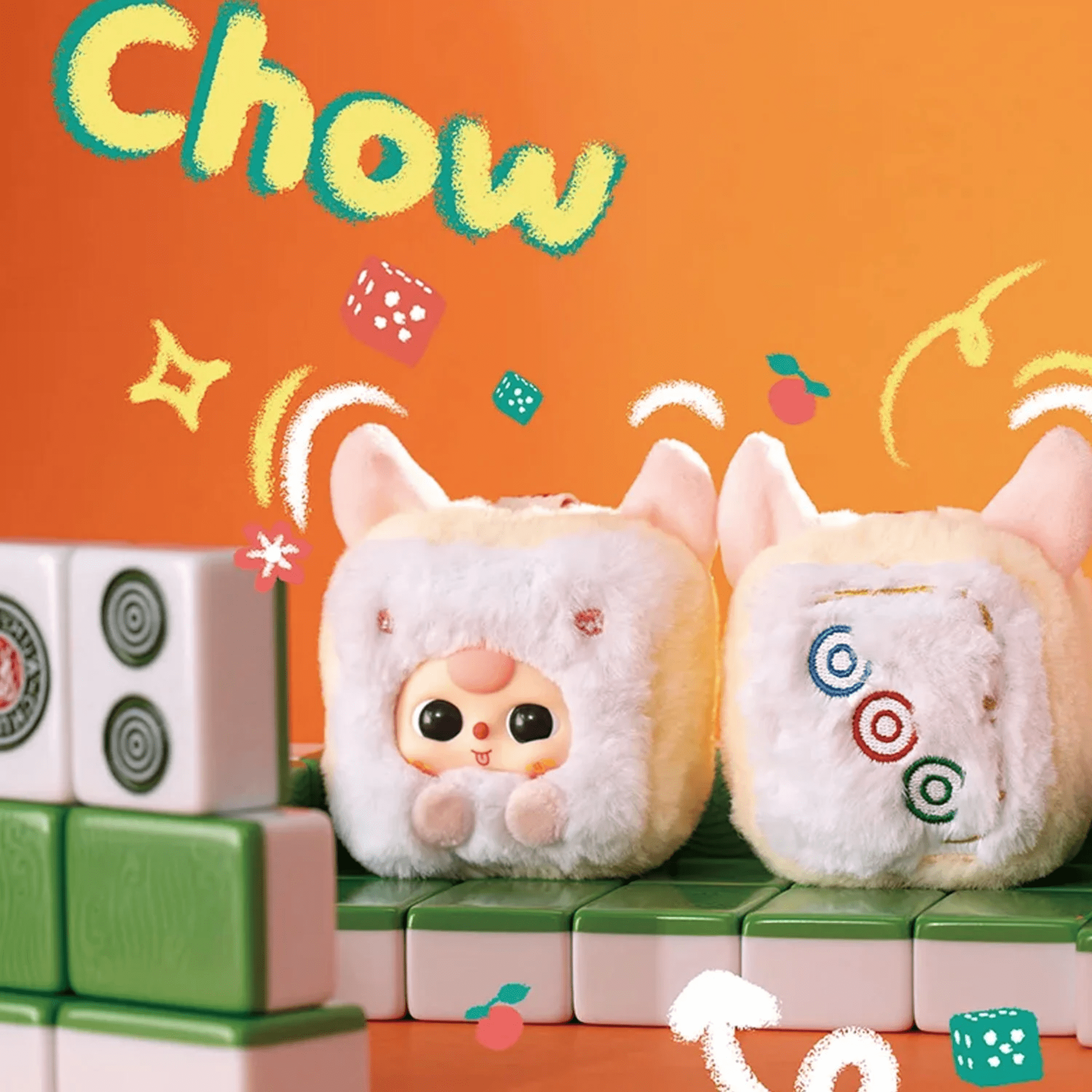 Baby Three Little Mahjong Series Plush Blind Box